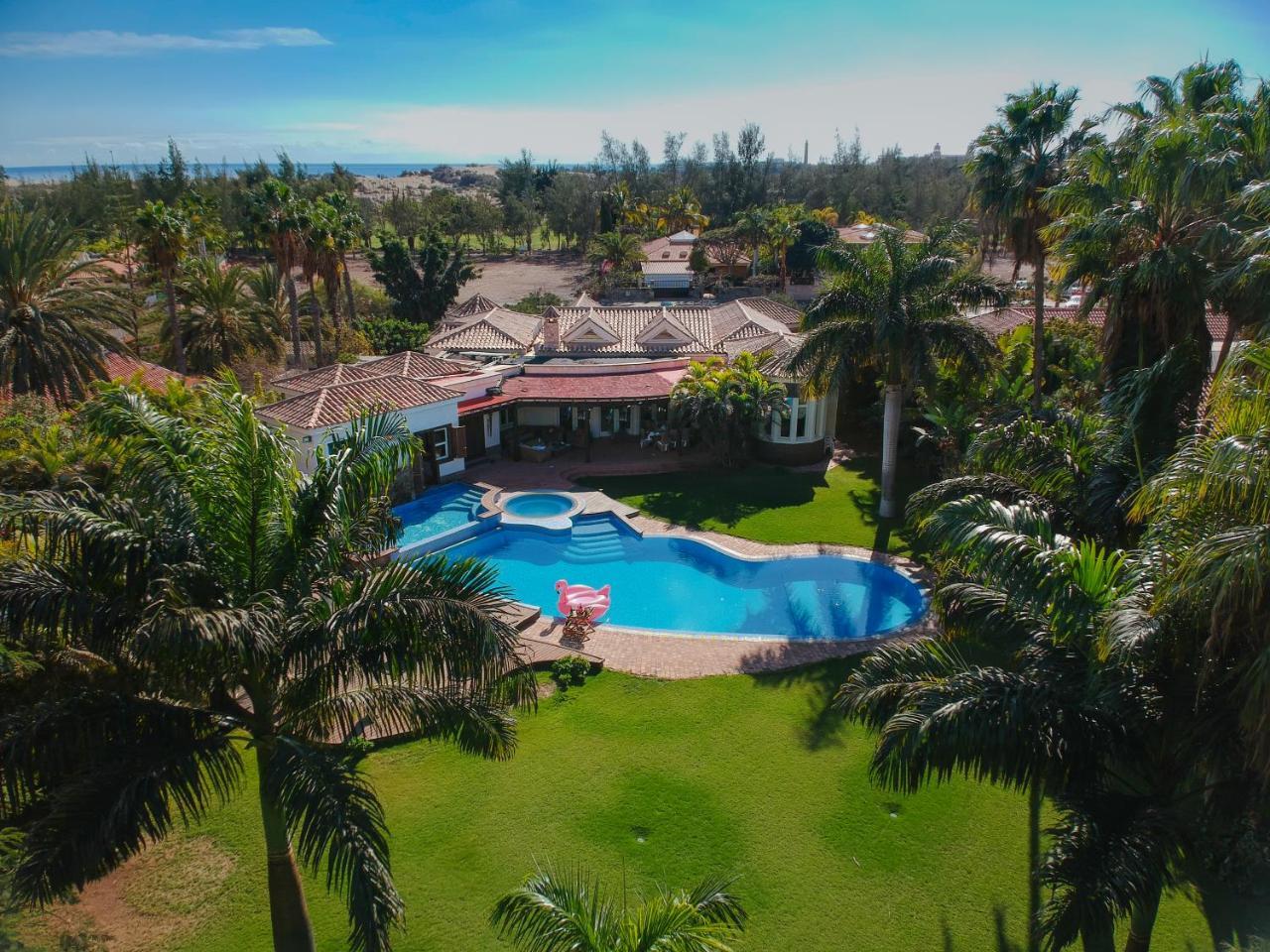 Maspalomas Golfside Luxury Villa Сан-Бартоломе Экстерьер фото